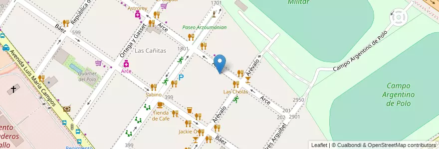 Mapa de ubicacion de Colegio del Arce, Palermo en 阿根廷, Ciudad Autónoma De Buenos Aires, 布宜诺斯艾利斯, Comuna 14.