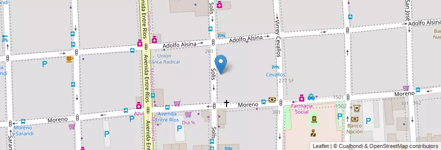 Mapa de ubicacion de Colegio Don Bosco, Montserrat en الأرجنتين, Ciudad Autónoma De Buenos Aires, Buenos Aires.