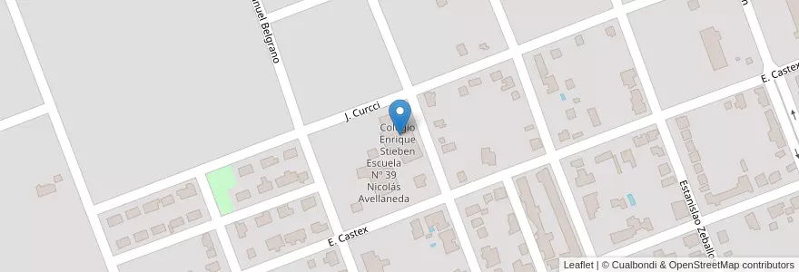 Mapa de ubicacion de Colegio Enrique Stieben en Argentina, La Pampa, Departamento Capital, Municipio De Anguil, Anguil.