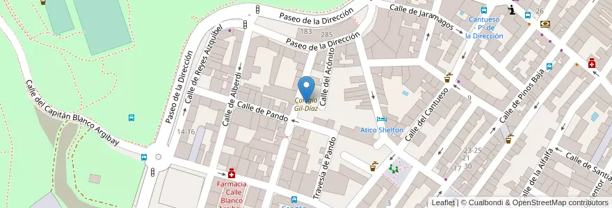 Mapa de ubicacion de Colegio Gil-Díaz en Espanha, Comunidade De Madrid, Comunidade De Madrid, Área Metropolitana De Madrid Y Corredor Del Henares, Madrid.