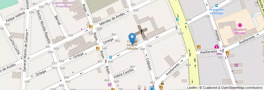 Mapa de ubicacion de Colegio Integral Caballito, Caballito en Argentine, Ciudad Autónoma De Buenos Aires, Buenos Aires, Comuna 6.