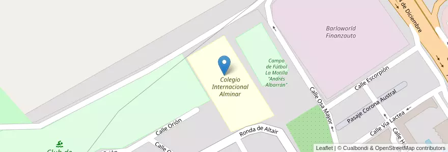 Mapa de ubicacion de Colegio Internacional Alminar en إسبانيا, أندلوسيا, إشبيلية, دوس إيرماناس.