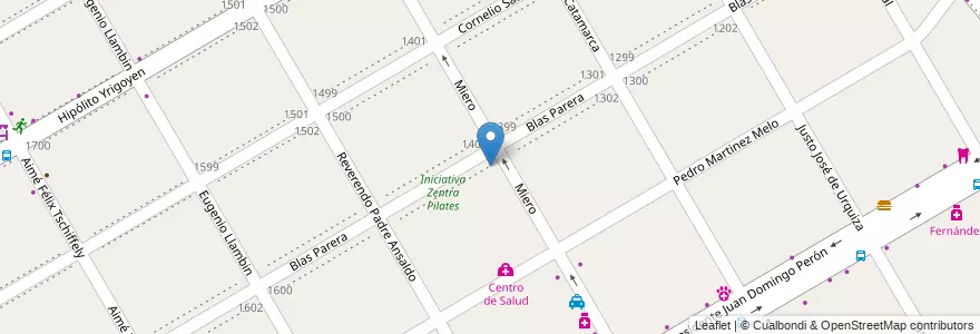 Mapa de ubicacion de Colegio Juan XXIII en Arjantin, Buenos Aires, Partido De Moreno, Moreno.