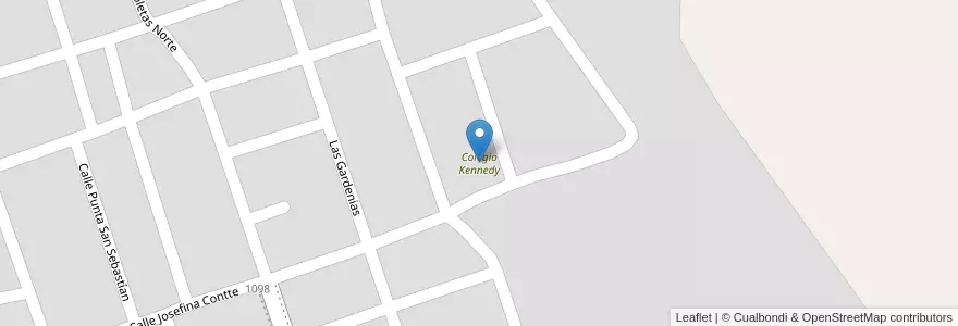 Mapa de ubicacion de Colegio Kennedy en Argentinië, Corrientes, Departamento Capital, Corrientes, Corrientes.