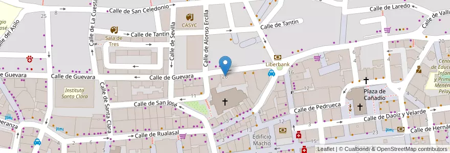 Mapa de ubicacion de Colegio Kostka en Spain, Cantabria, Cantabria, Santander, Santander.
