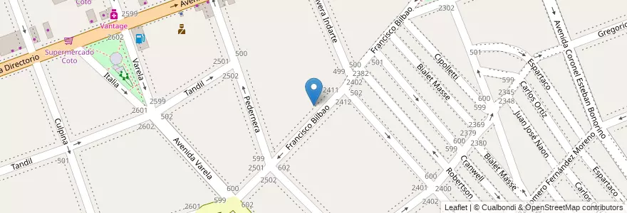 Mapa de ubicacion de Colegio Limerick, Flores en Argentinien, Ciudad Autónoma De Buenos Aires, Comuna 7, Buenos Aires.