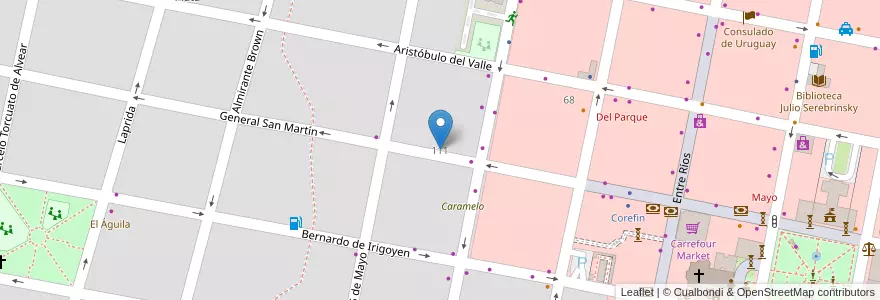 Mapa de ubicacion de Colegio Los Naranjos de la Concordia en Argentine, Province D'Entre Ríos, Departamento Concordia, Distrito Suburbios, Concordia, Concordia.