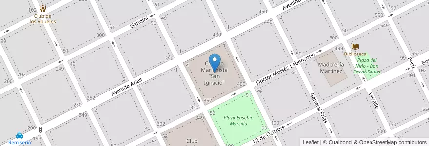 Mapa de ubicacion de Colegio Marianista "San Ignacio" en Argentinië, Buenos Aires, Partido De Junín, Junín.