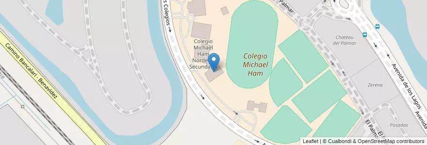 Mapa de ubicacion de Colegio Michael Ham Nordelta Sum Comedor en Аргентина, Буэнос-Айрес, Partido De Tigre, Nordelta.