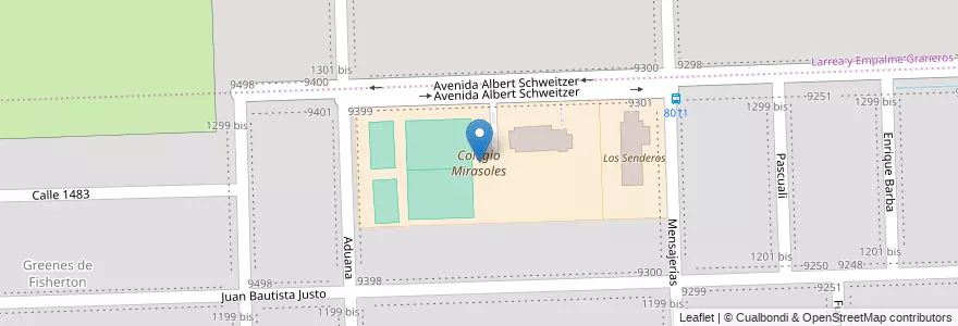 Mapa de ubicacion de Colegio Mirasoles en Arjantin, Santa Fe, Departamento Rosario, Municipio De Rosario, Rosario.
