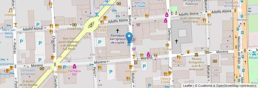 Mapa de ubicacion de Colegio Nacional Buenos Aires, Montserrat en Argentina, Ciudad Autónoma De Buenos Aires, Comuna 1, Buenos Aires.