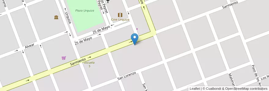 Mapa de ubicacion de Colegio Niño Jesus en Аргентина, Междуречье, Departamento Colón, Distrito Primero, San José.
