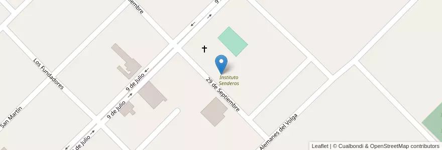 Mapa de ubicacion de Colegio Niño Jesús en Arjantin, Buenos Aires, Partido De Adolfo Alsina.