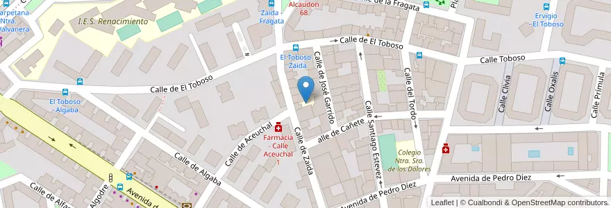 Mapa de ubicacion de Colegio Ntra. Sra. de la Merced en Spain, Community Of Madrid, Community Of Madrid, Área Metropolitana De Madrid Y Corredor Del Henares, Madrid.