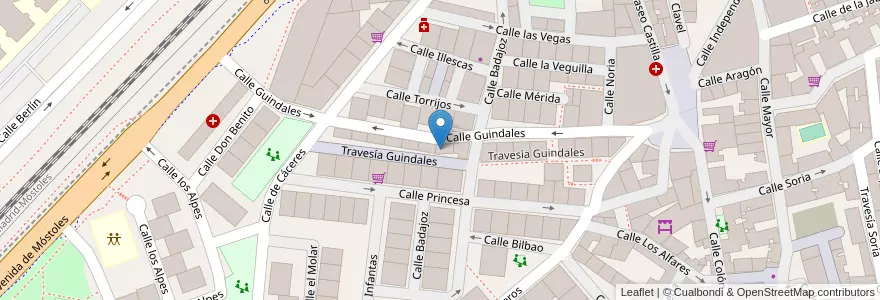 Mapa de ubicacion de Colegio Nuestra Señora de los Remedios en 스페인, Comunidad De Madrid, Comunidad De Madrid, Área Metropolitana De Madrid Y Corredor Del Henares, Alcorcón.