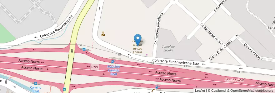 Mapa de ubicacion de Colegio Nuevo de Las Lomas en Argentina, Buenos Aires, Partido De San Isidro, Boulogne Sur Mer.