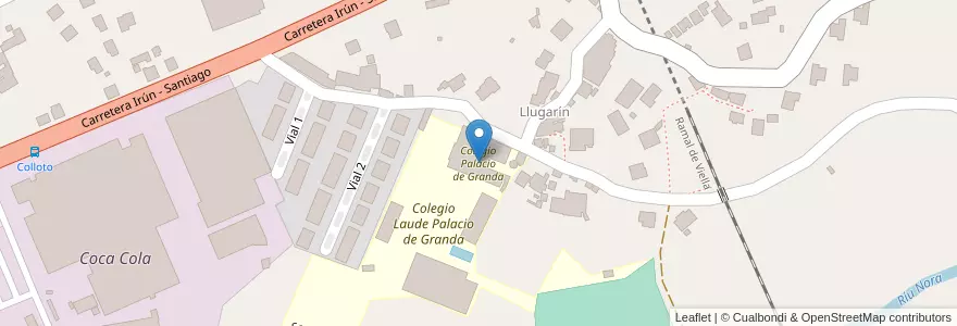 Mapa de ubicacion de Colegio Palacio de Granda en İspanya, Asturias, Asturias, Siero.