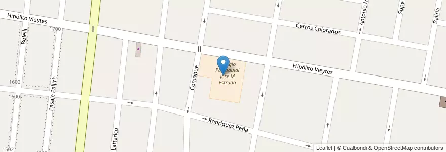 Mapa de ubicacion de Colegio Parroquial Jose M Estrada en Argentinië, Buenos Aires, Partido De Lomas De Zamora, Banfield.