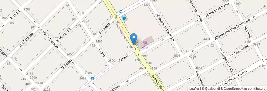 Mapa de ubicacion de COLEGIO PARROQUIAL MARIA REINA en Arjantin, Buenos Aires, Partido De San Isidro.