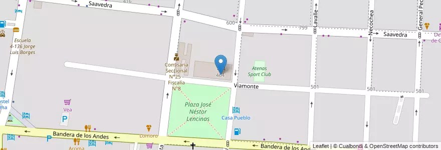 Mapa de ubicacion de Colegio Primario S019 San José de las Hermanas Domínicas en آرژانتین, شیلی, Mendoza, Departamento Guaymallén, Distrito San José.