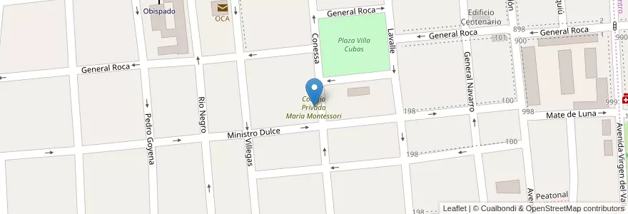 Mapa de ubicacion de Colegio Privado María Montessori en 阿根廷, Catamarca, Departamento Capital, Municipio De San Fernando Del Valle De Catamarca, San Fernando Del Valle De Catamarca.