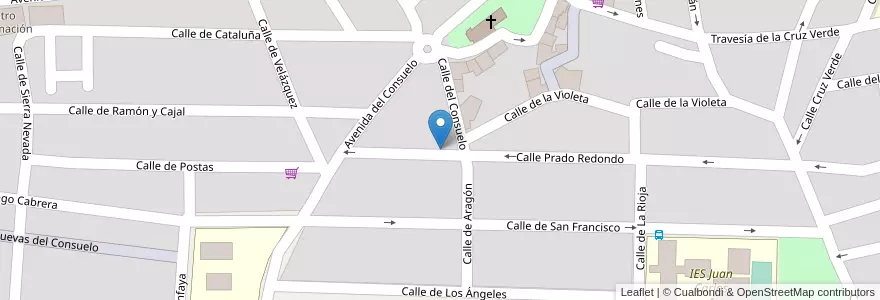Mapa de ubicacion de Colegio Privado Niño Jesús en Испания, Мадрид, Мадрид, Las Vegas, Ciempozuelos.