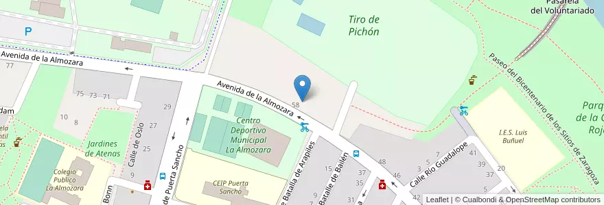 Mapa de ubicacion de Colegio Publico Jeronimo Zurita en España, Aragón, Zaragoza, Zaragoza, Zaragoza.