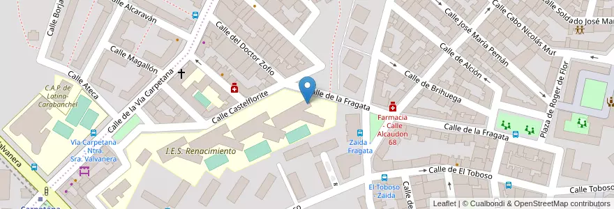 Mapa de ubicacion de Colegio Público Miguel Servet en España, Comunidad De Madrid, Comunidad De Madrid, Área Metropolitana De Madrid Y Corredor Del Henares, Madrid.