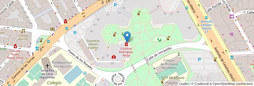 Mapa de ubicacion de Colegio Publico Miraflores en Spanje, Aragón, Zaragoza, Zaragoza, Zaragoza.