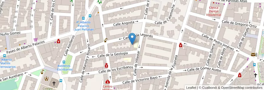 Mapa de ubicacion de Colegio Público San Carlos en 西班牙, Comunidad De Madrid, Comunidad De Madrid, Área Metropolitana De Madrid Y Corredor Del Henares, Madrid.