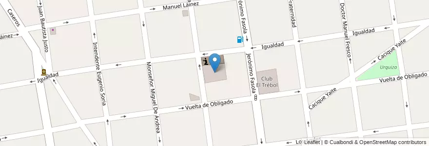 Mapa de ubicacion de Colegio San Carlos Borromeo en Argentina, Buenos Aires, Partido De Morón.