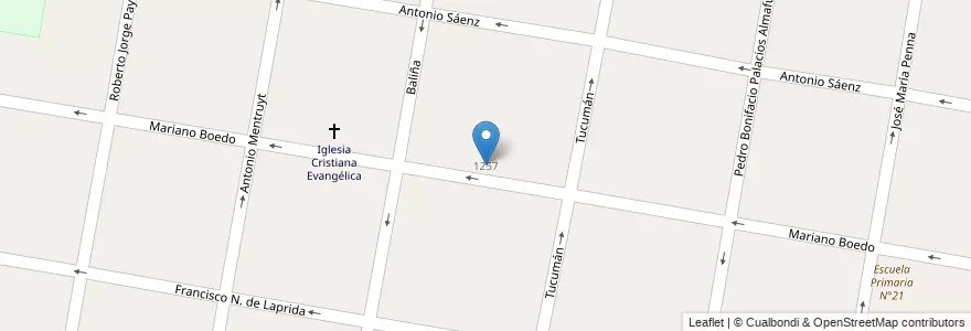 Mapa de ubicacion de Colegio San Francisco Javier en アルゼンチン, ブエノスアイレス州, Partido De Lomas De Zamora, Lomas De Zamora.
