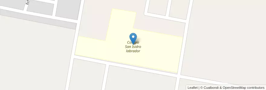 Mapa de ubicacion de Colegio San Isidro labrador en Argentina, Entre Ríos, Departamento La Paz, Distrito Estacas, La Paz.