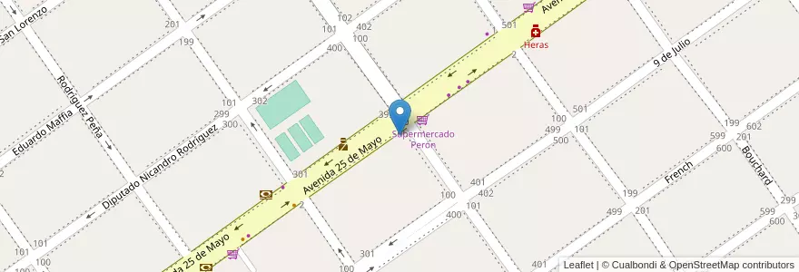 Mapa de ubicacion de Colegio San Jose en アルゼンチン, ブエノスアイレス州, Partido De San Vicente.