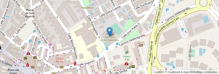 Mapa de ubicacion de Colegio San Luis de los Franceses en Spanien, Autonome Gemeinschaft Madrid, Autonome Gemeinschaft Madrid, Área Metropolitana De Madrid Y Corredor Del Henares, Pozuelo De Alarcón.