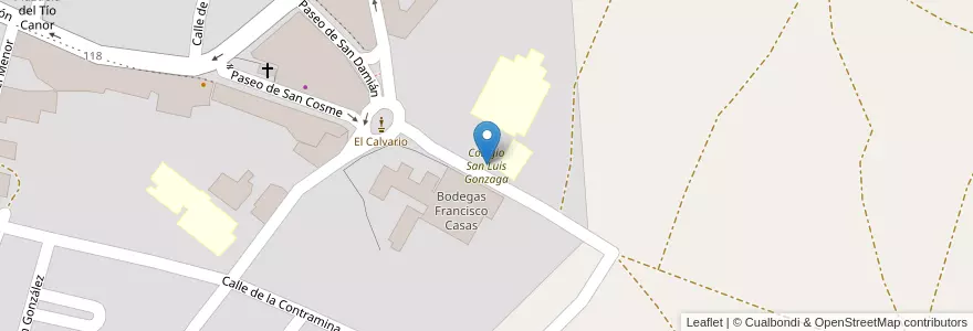 Mapa de ubicacion de Colegio San Luis Gonzaga en Испания, Мадрид, Мадрид, Comarca Sur, Navalcarnero.