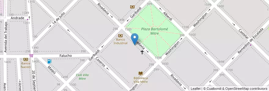 Mapa de ubicacion de Colegio San Vicente de Paul en Argentina, Buenos Aires, Partido De Bahía Blanca, Bahía Blanca.