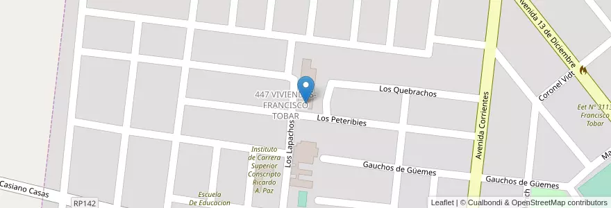 Mapa de ubicacion de Colegio Secundario Juan Xxiii  Ex N° 5 en 阿根廷, Salta, General San Martín, Municipio De General Mosconi, General Mosconi.