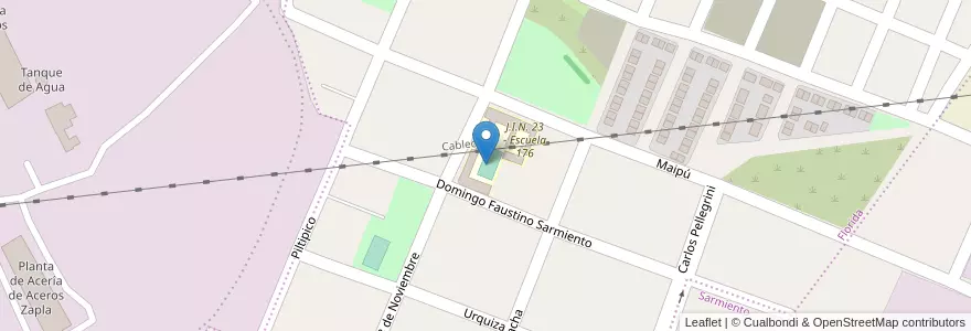 Mapa de ubicacion de Colegio Secundario N 5 en Argentinien, Jujuy, Departamento Palpalá, Municipio De Palpalá.