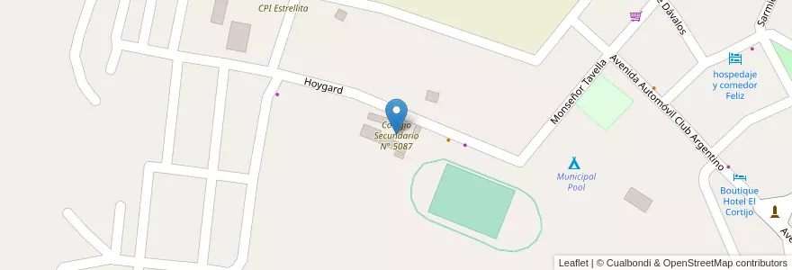 Mapa de ubicacion de Colegio Secundario N° 5087 en Arjantin, Salta, Cachi, Municipio De Cachi.