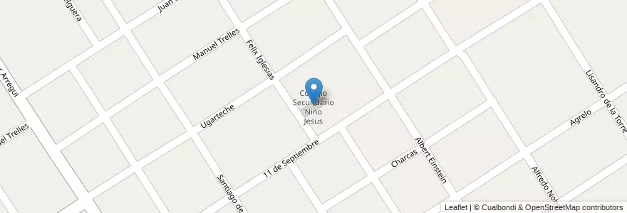 Mapa de ubicacion de Colegio Secundario Niño Jesus en 阿根廷, 布宜诺斯艾利斯省, Partido De José C. Paz.