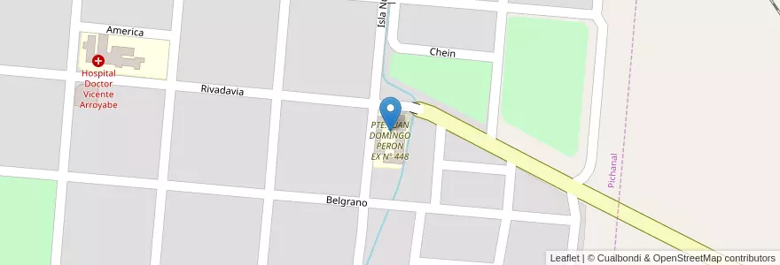 Mapa de ubicacion de Colegio Secundario Pluricurso N° 5197 en Argentinien, Salta, Orán, Municipio De Pichanal, Pichanal.