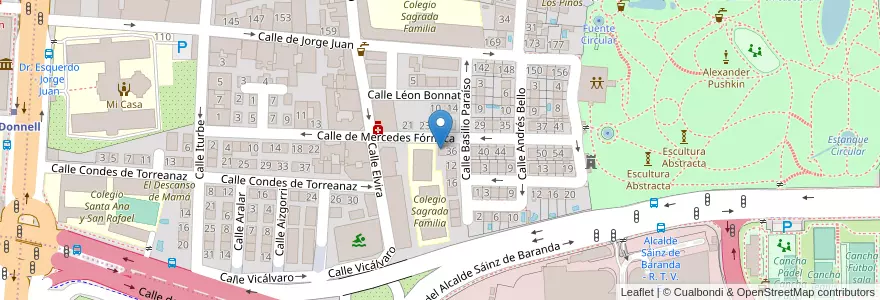 Mapa de ubicacion de Colegio Stoa Liceo en Испания, Мадрид, Мадрид, Área Metropolitana De Madrid Y Corredor Del Henares, Мадрид.
