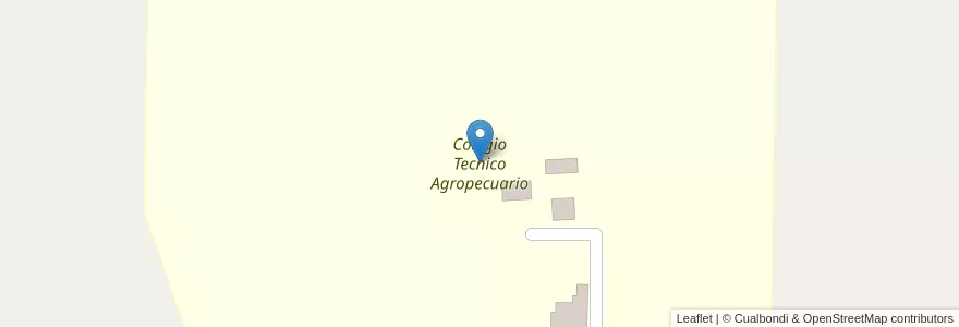Mapa de ubicacion de Colegio Tecnico Agropecuario en アルゼンチン, ラ・パンパ州, Municipio De General Acha, Departamento Utracán.
