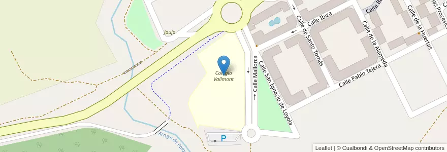 Mapa de ubicacion de Colegio Vallmont en إسبانيا, منطقة مدريد, منطقة مدريد, Cuenca Del Guadarrama, Villanueva Del Pardillo.