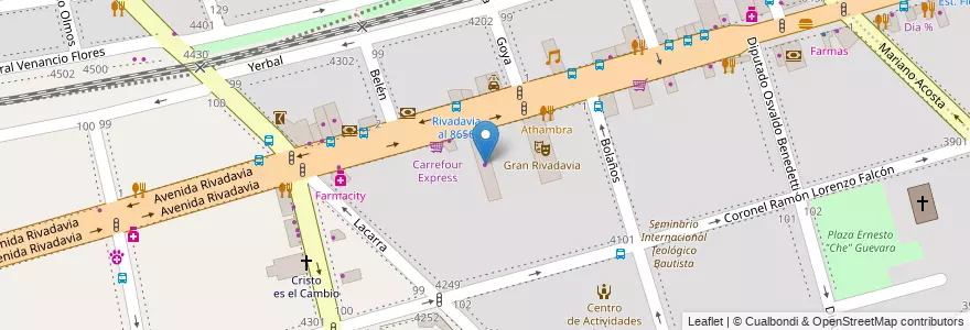 Mapa de ubicacion de Colombrano, Velez Sarsfield en 阿根廷, Ciudad Autónoma De Buenos Aires, 布宜诺斯艾利斯, Comuna 10.