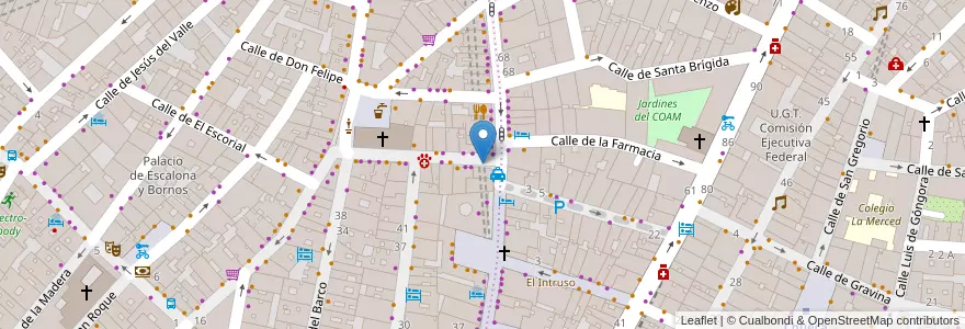 Mapa de ubicacion de COLON, CALLE, DE,1 en 西班牙, Comunidad De Madrid, Comunidad De Madrid, Área Metropolitana De Madrid Y Corredor Del Henares, Madrid.