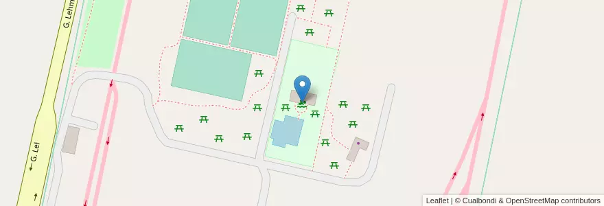 Mapa de ubicacion de Colonia natatorio Club Atlético Rafaela en 아르헨티나, Santa Fe, Departamento Castellanos, Municipio De Rafaela.
