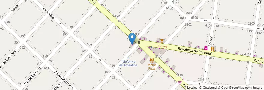 Mapa de ubicacion de Color Mat en Arjantin, Buenos Aires, Partido De La Matanza, Isidro Casanova.