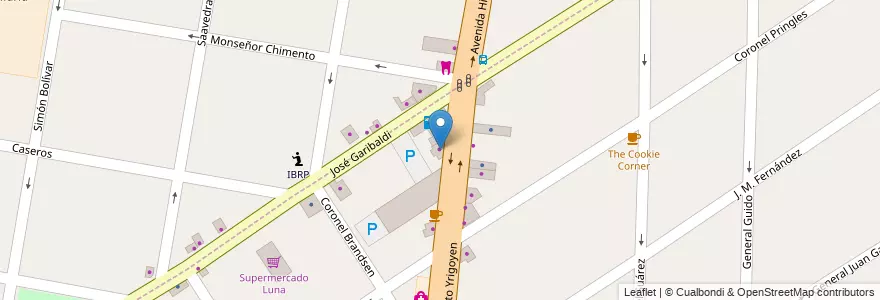 Mapa de ubicacion de Color Shop en آرژانتین, استان بوئنوس آیرس, Partido De Lomas De Zamora, Temperley.